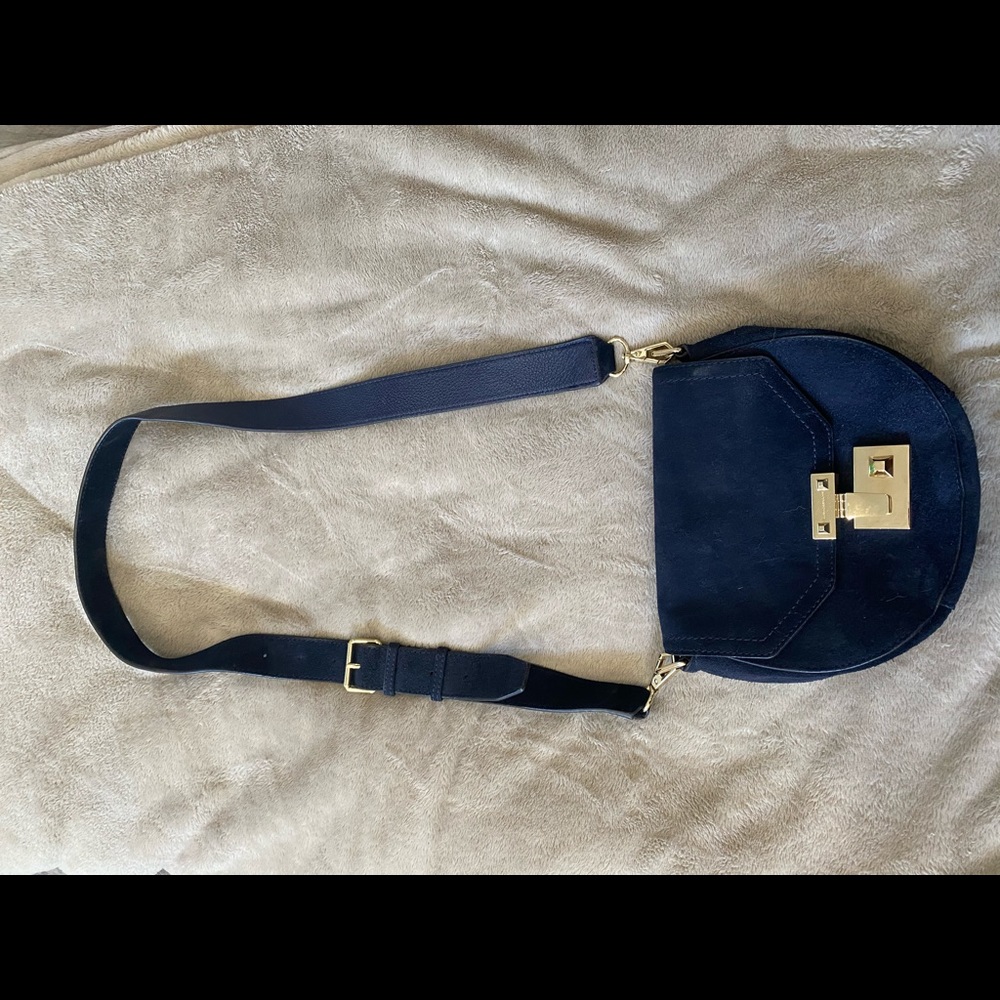 Navy blue shade Rebecca Minkoff crossbody purse